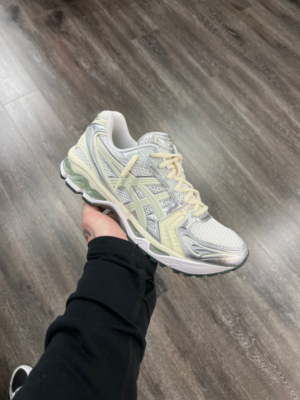 Kayano 14 White/ Light Sage