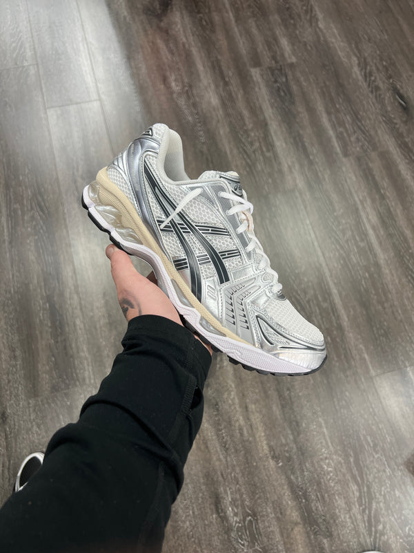 Kayano 14 White/Graphite Grey
